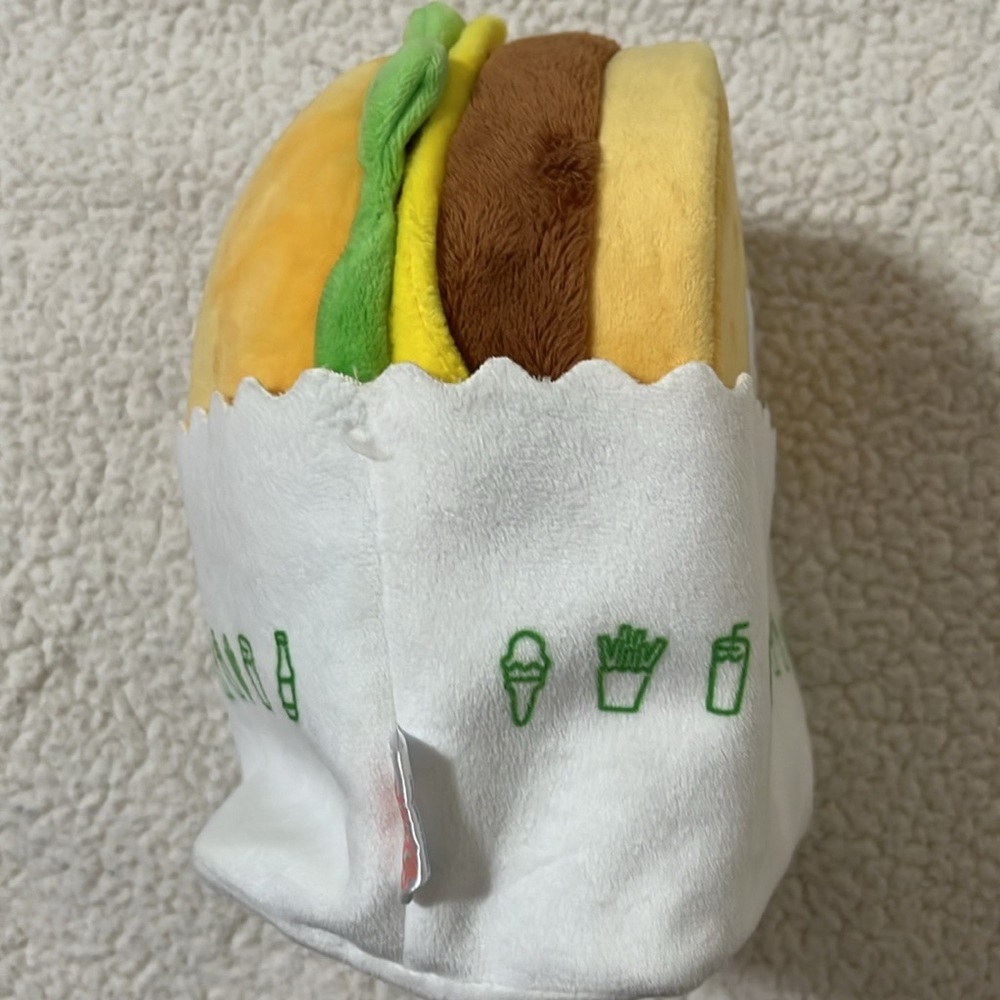Yummy World Shake Shack Burger Plush - Picture 5 of 6